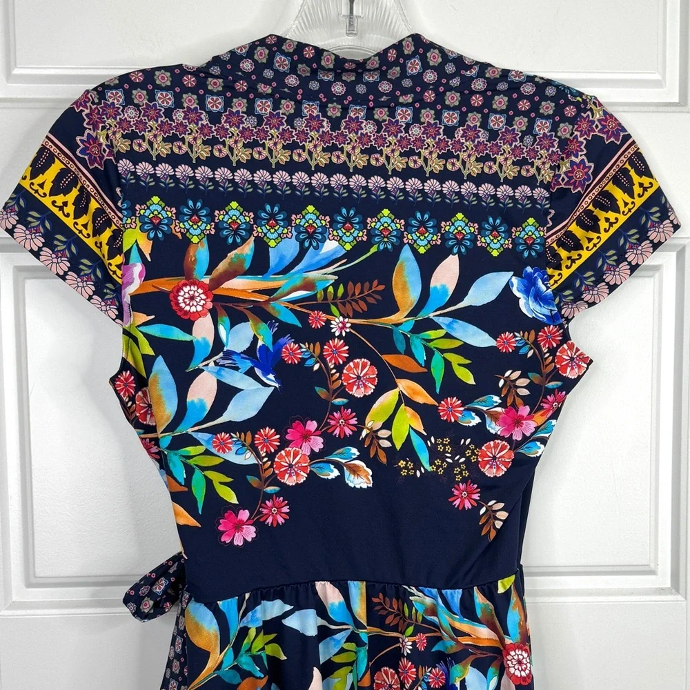 JOHNNY WAS Ocean Dreamer Tankini Wrap Top NEW Size S